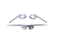 indicator light mounting bracket set front / rear zinc coated 10mm for Simson S50, S51, S70