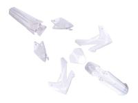 101 Octane Parts Shop - Racing Planet Replacement Fairing kit Complete in White for Rieju MRT