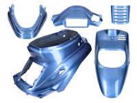Scooter Parts Body Plastics by TNT - fairing kit Cocktail blue 5-part for MBK Booster