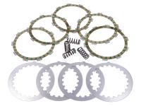clutch disc / friction plate set MVT reinforced 5-friction plate type for Minarelli AM