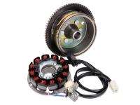 alternator stator and rotor for E-start Moric / Power up for Yamaha TZR 50 R 12- (AM6) Moric 2AS, RA041