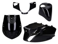 Piaggio Zip 50cc Scooter Parts Spare Body Plastic Kit - Complete Fairing kit glossy black for Piaggio Zip 2 AC 2000-