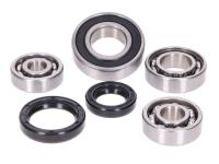 50cc Minarelli Short Engine Spare Bearing Set for Gearbox with shaft seals Only for Minarelli Short