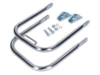 luggage rack set rear chrome long support bar for Simson S50, S51, S70