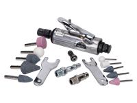 Scooter Repair Shop Complete Professional Grinder Set - Workbench Tools Air Grinder 15-part Moped Mechanic Set