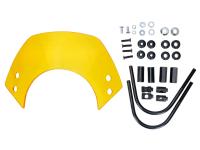 windshield short type, yellow tinted w/ mount for Vespa GT, GTS