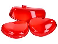 fuel tank and side cover set red for Simson S50, S51, S70