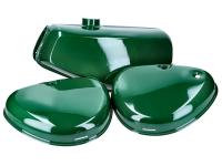 fuel tank and side cover set dark green for Simson S50, S51, S70