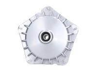 front brake drum GRIMECA NT 10 inch stub d=20mm w/o pattern silver for Vespa Classic PK 50 XL KAT1 Elestart (A, CH) V5X3T 88-89