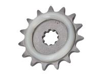 Chain sprocket 15 teeth with rubber ring for Puch Maxi