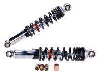 Shock absorber set YSS black chrome 300mm for Puch Condor 4-speed