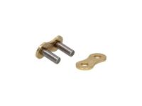 chain master link joint rivet-style AFAM reinforced golden - A520 MR1-G