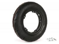Wheel assembly (tyre mounted on rim ready to drive) -BGM Sport, tubeless, Vespa- 3.50 - 10 inch TL 59S (reinforced) - Wheel assemblyrim 2.10-10 black