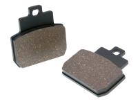 brake pads organic for Piaggio Beverly 400, X-Evo, MP3, X8, X9