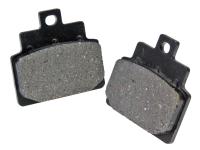 brake pads organic for Aprilia Scarabeo 100 4T 2V NET 09 E3 [ZD4VAC/ ZD4VAA]