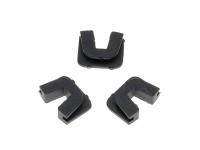 - 1E40QMB Parts For Scooters - Transmission Replacement Variator backplate sliders set of 3 pcs for CPI, Keeway 1E40QMB 50cc Scooters
