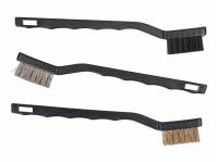 Workshop Tool Essentials 101-Octane Cleaning Set For Motorcycle & Scooter Repairs Complete Brush Set 180mm for steel, brass, plastics - 3 pcs