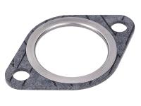 28mm Moped Exhaust Gasket Replacement - Gasket reinforced flat for Puch Maxi, MS, VS, DS, VZ Series Mopeds