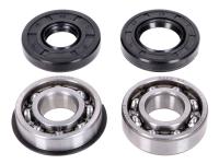 Moped Engine Parts Puch - Crankshaft Bearing Set includes oil seals for Puch Maxi E50 old engine type