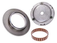 starter clutch assy with starter gear rim and needle bearing 13mm for Motorro Tria 50