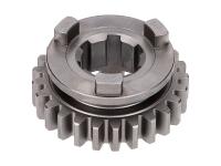 Shop Minarelli AM6 Engine Parts - Top Performance AM6 5th speed secondary transmission gear TP 25 teeth for Minarelli AM6 2nd series