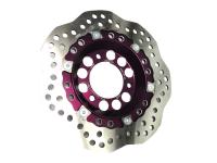 GY6 Scooter Brake Rotor NG Knife Edition 220mm violet color for Diamo, Powersports Factory, TaoTao, ModCycles, Vento for China Scooter 4-stroke GY6 125 - 150 Scooters by NG Brake Disc