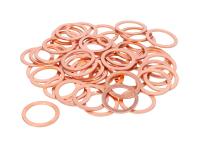 exhaust gaskets 50 pieces 23x30x1.5mm for Piaggio Zip 125 4T 2V [ZAPM25000]