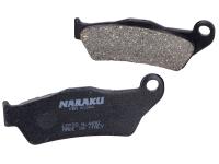 brake pads Naraku organic for Piaggio X9 500 ie 4V Evolution 06-07 [ZAPM27000]