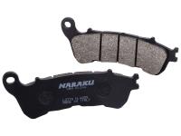 brake pads Naraku organic for Honda Forza, S-Wing FES, Suzuki Burgman, Sixteen