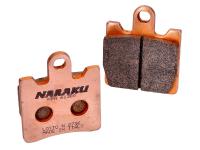 brake pads Naraku sintered for Suzuki AN Burgman 250, 400 -2006, SYM GTS 250 Joymax -2006