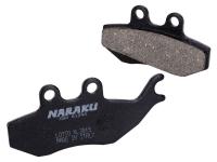 brake pads Naraku organic for Aprilia, Gilera, MBK, Yamaha