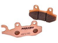 Naraku Brake Pads - Replacement HQ Brake Pads Sintered for SYM, Kymco, Yamaha, Hyosung, Suzuki Motorbikes & Scooters