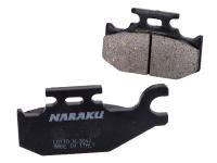 ATV Naraku Parts - Naraku High-Quality Brake Pads Organic for ATV & UTV Yamaha 660 YXR FAR/FAS Rhino (4x4), 700 YFM Raptor, 700 YFM RY