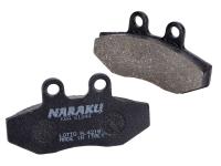 brake pads Naraku organic for MBK Flame XC125, Yamaha Cygnus XC125