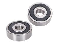 139QMB Naraku Parts For Scooters Replacement HQ Wheel Bearing Set for front wheel for GY6, QMB139, China 4-stroke 50cc with 10mm axle