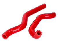 coolant hose set Naraku silicone red for Rieju MRT, Beta, Sherco