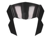 headlight fairing upper part OEM black for Aprilia RX, SX, Derbi Senda, Gilera RCR, SMT 50 Euro4 2018-