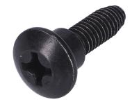 Universal Parts for Scooters - Piaggio Genuine Factory Spares - OEM Screw w/ Flange M6x22 Crosshead black for Fairings