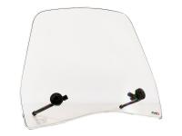 windshield Puig Urban transparent / clear universal for Piaggio NRG 50 Power LC (DD Disc / Disc) 07-12 Serie Speciale [ZAPC45100]