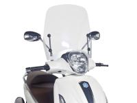 Puig Motorcycle and Scooter Windshield Puig T.S. Transparent Clear for Piaggio Beverly 125, 300 (11-14) Maxi Scooters