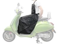 Scooter Leg Cover Skirt in black with torso guard by S-Line Scooter Accessories