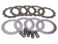 clutch plate set Top Performances reinforced 5-friction plate type for Derbi EBE, EBS, D50B0