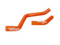 cooling hose kit Voca HQ reinforced orange for Derbi Senda DRD D50B Euro3, Euro4