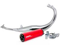 exhaust VOCA Chromed 50/70cc red silencer for Minarelli AM6 Enduro, Supermoto