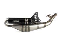 exhaust VOCA Sabotage V2 50/70cc black silencer for Minarelli horizontal