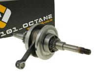 GY6 50cc Crankshaft with 16 tooth oil pump driven sprocket for 139QMB/QMA by 101 Octane Replacement Scooter Parts