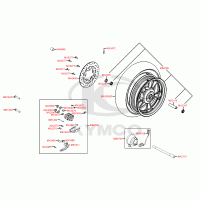 F07 front wheel, brake caliper, disc brake rotor / brake disk
