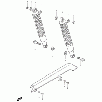 FIG45 shock absorber, chain guard