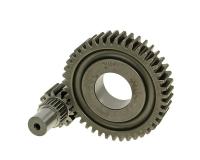 Malossi Racing Parts For Scooters - Performance Secondary transmission gear kit Malossi HTQ 14/43 for Italjet Dragster 180, Runner 180cc 2-stroke