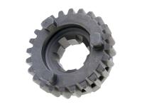 6th speed secondary transmission gear OEM 24 teeth 1st series for MBK X-Limit 50 Enduro 03 (AM6) 1D4